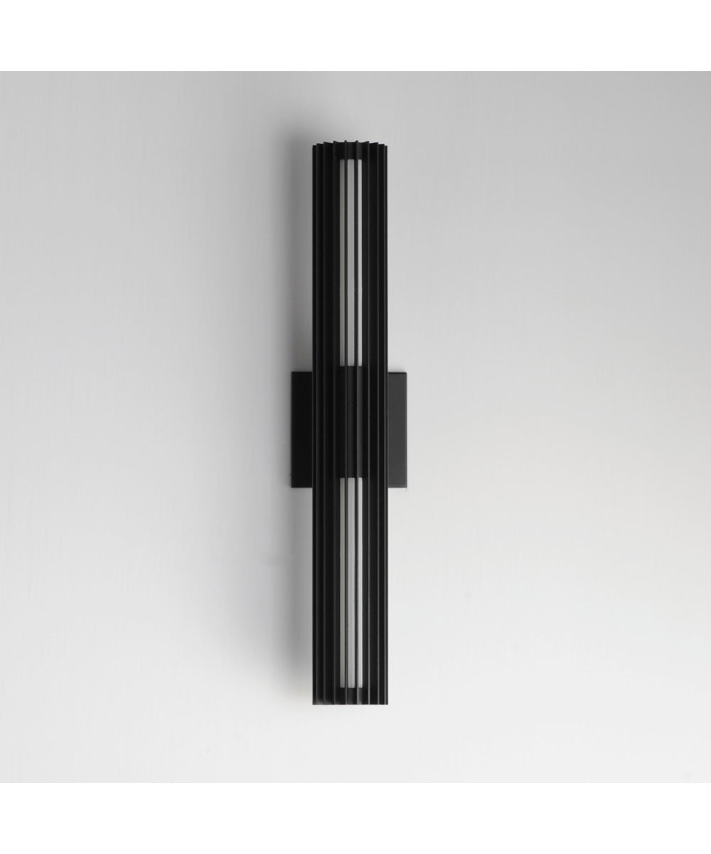 Citadel 24 inch LED Outdoor wall sconce Black