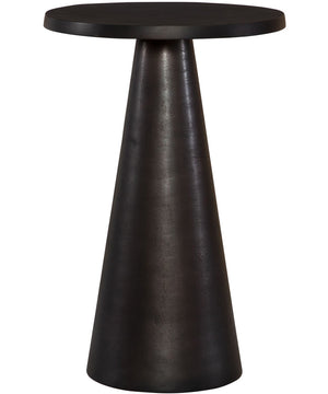 Pedestal Accent Table in Dark Bronze