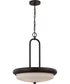18"W Dylan 3-Light Pendant Mahogany Bronze