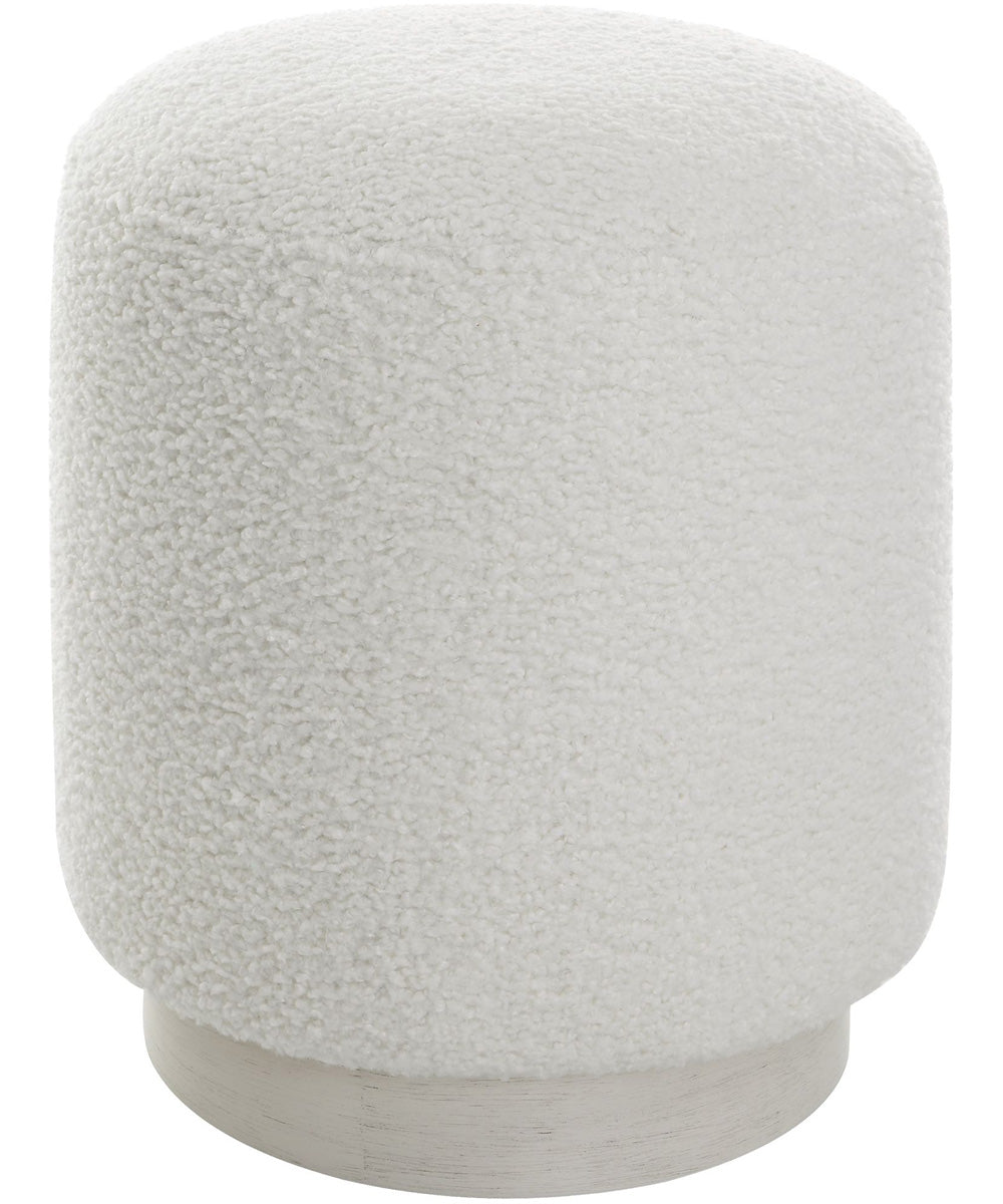 Avila White Ottoman