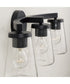 Aaron 3-Light Vanity Matte Black