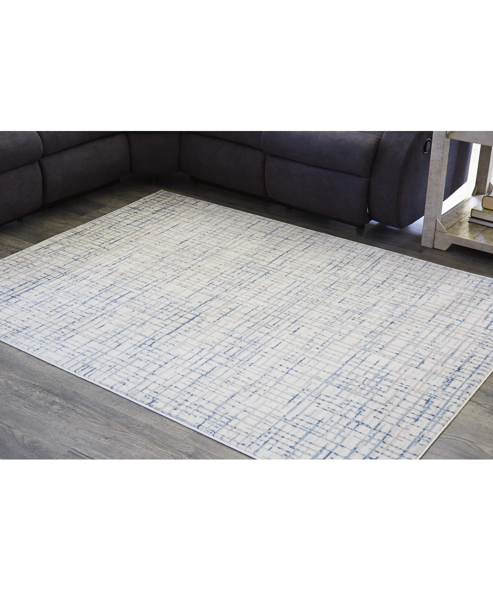 Beckfille Medium Rug Blue/Gray/Cream