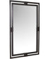 24x36" Wall Mirror in Distressed Gunmetal