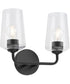 Celino 2-Light Bath & Vanity Black