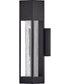Vapor 1-Light Small Wall Mount Lantern in Black