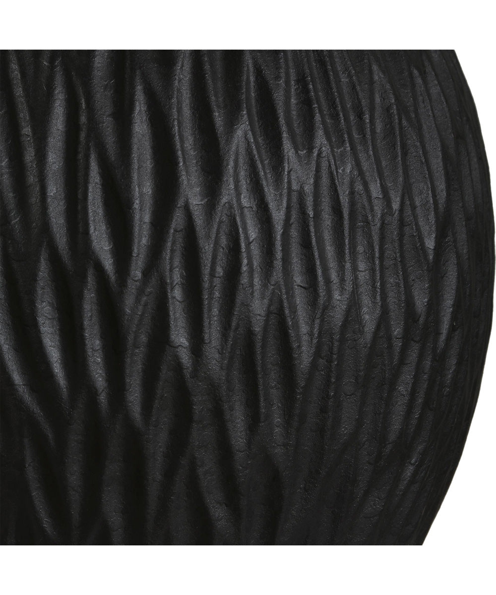 Levee Satin Black Table Lamp