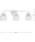 Quillan 3-Light Transitional Bath & Vanity Light White Plaster
