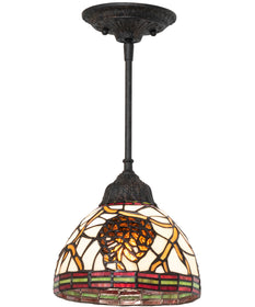 8" Wide Pinecone Mini Pendant