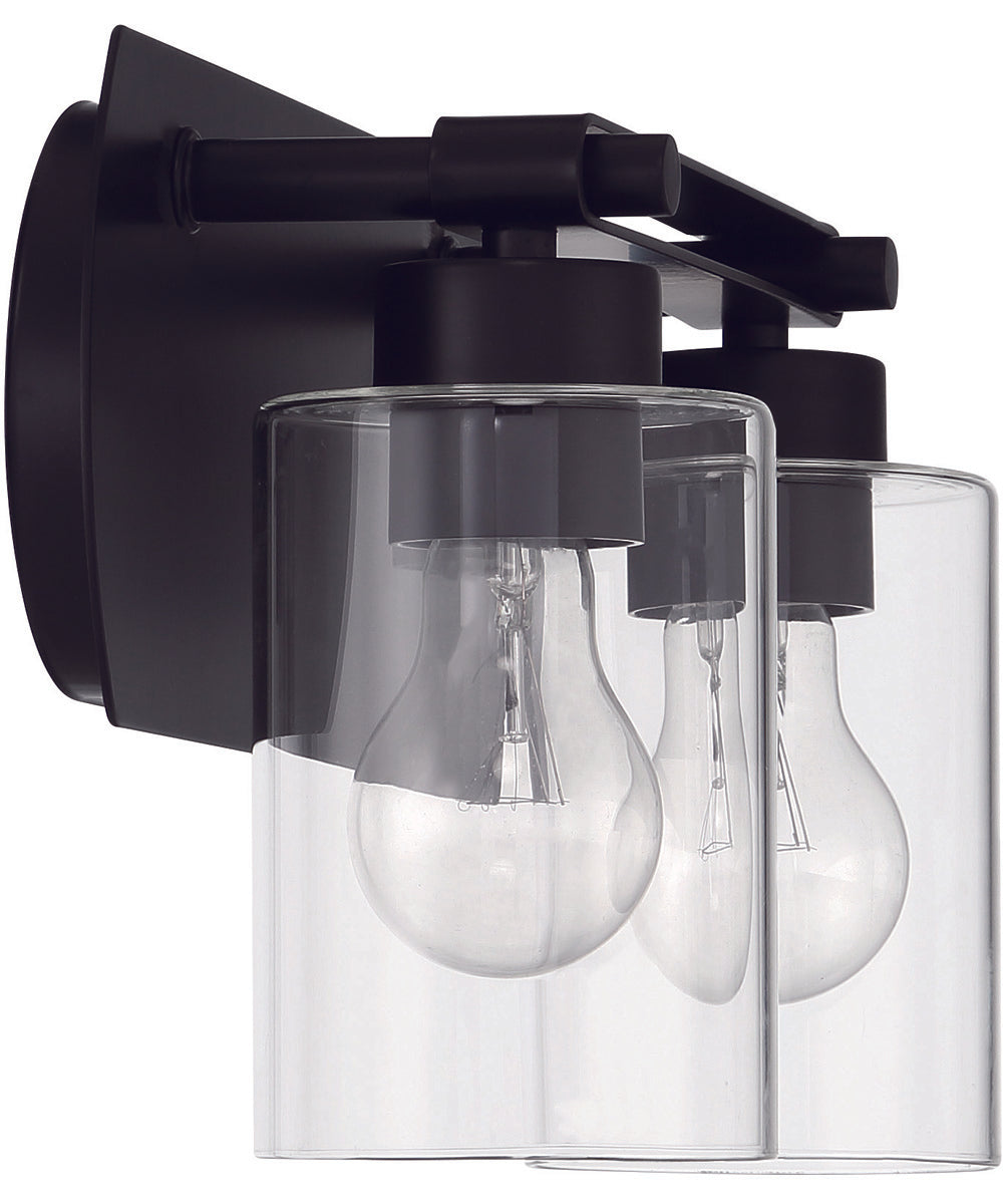 Hendrix 2-Light Lighting Flat Black