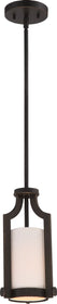 7"W Meadow 1-Light Pendant Russet Bronze