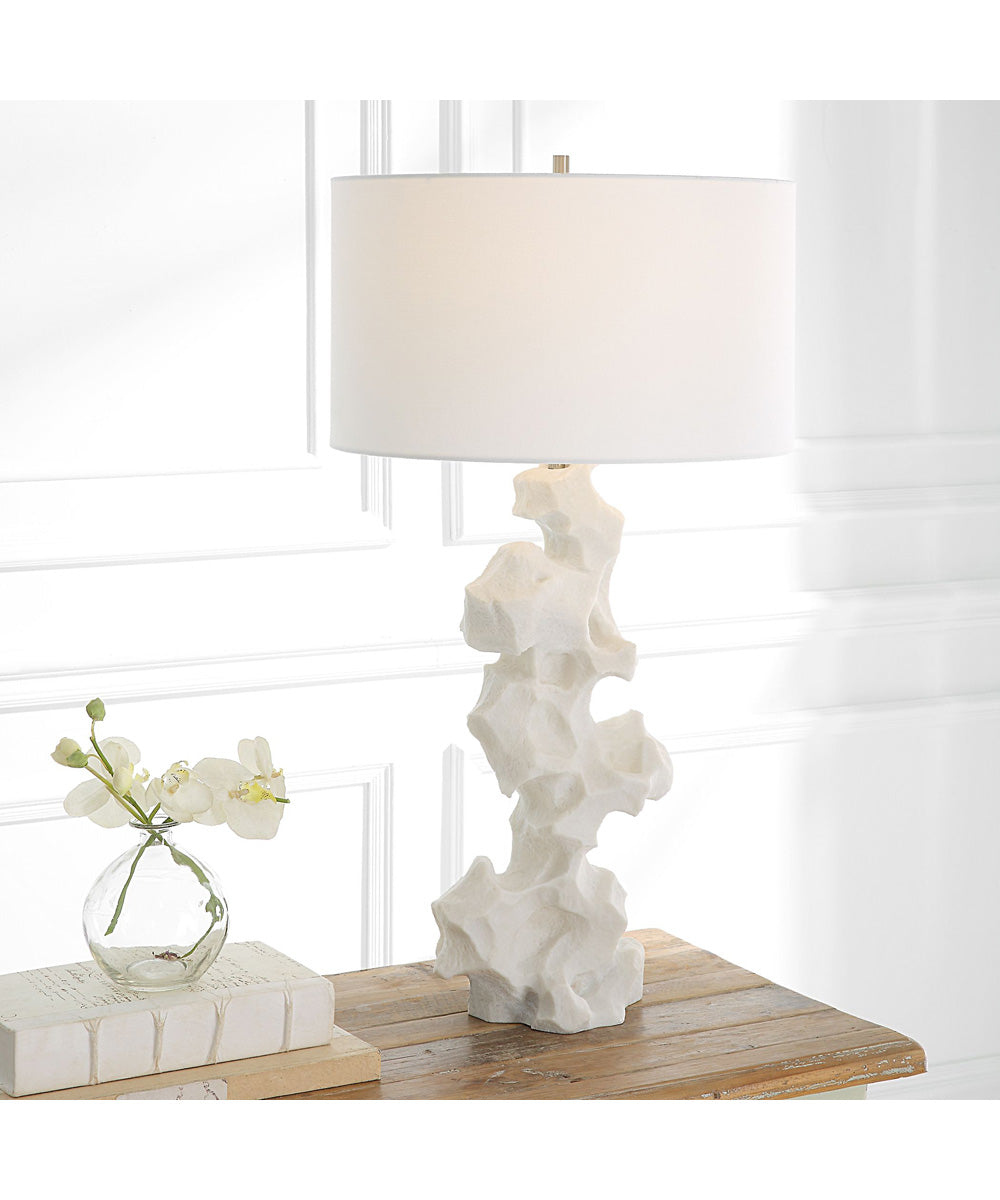 Remnant White Marble Table Lamp