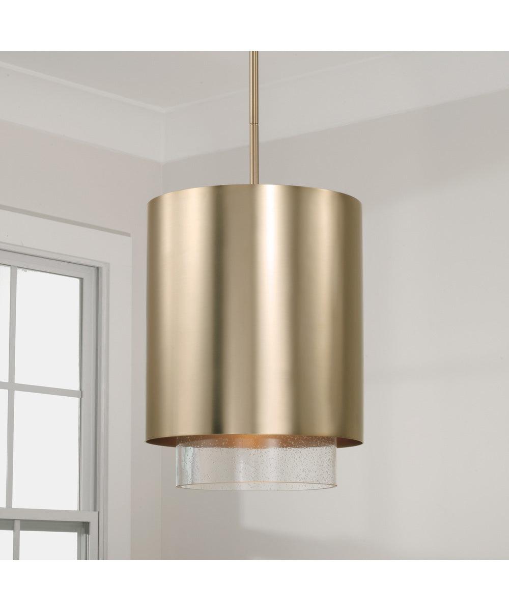 Weller 1-Light Pendant Matte Brass