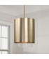 Weller 1-Light Pendant Matte Brass