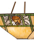 17" Square Pinecone Ridge Semi-Flush Mount