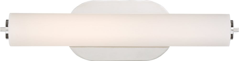 14"W Lana 1-Light LED Vanity & Wall Polished Nickel