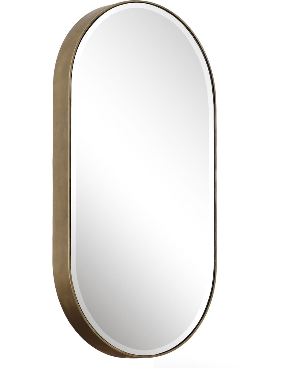 Lago Oval Gold Mirror