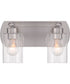 Hendrix 2-Light Lighting Brushed Polished Nickel