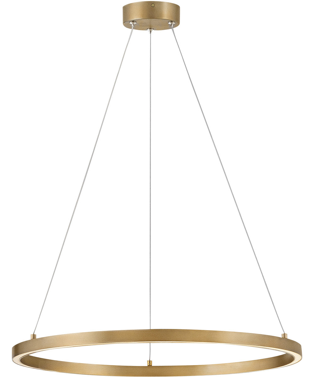 Kenna LED-Light Medium Single Tier in Lacquered Brass