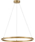 Kenna LED-Light Medium Single Tier in Lacquered Brass