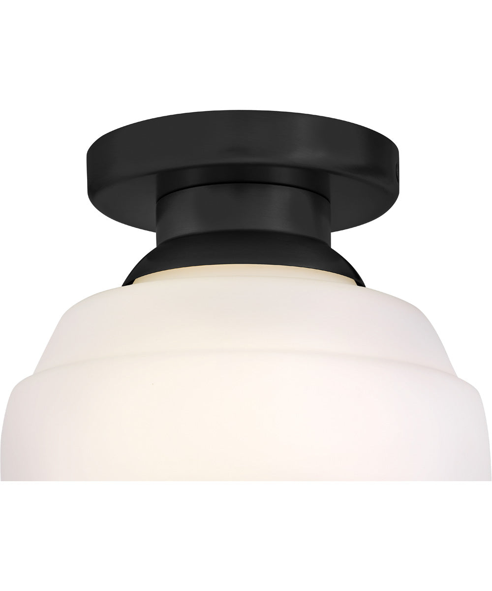 Penny 1-Light Extra Small Flush Mount in Black