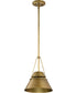 Adina 1-Light Pendant Natural Brass