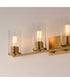 Livingston 4-Light Bath Vanity Natural Aged Brass
