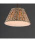 Dunbridge 14 inch Pendant Weathered Brass