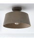 Quarry 1-Light Semi-Flush Clay