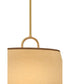 Sonia 3-Light Large Pendant in Lacquered Brass