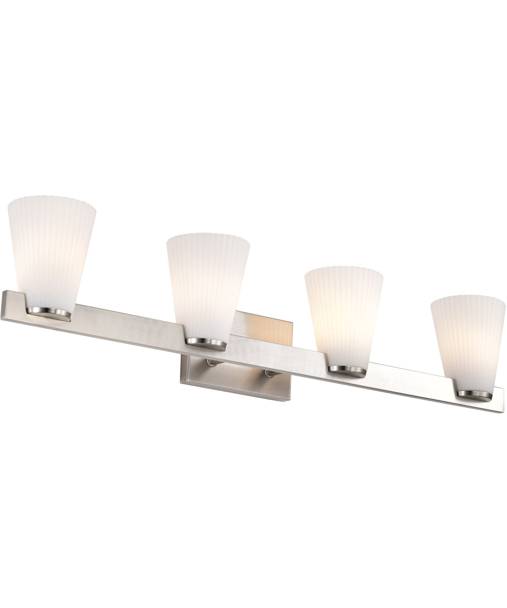 Royale 4-Light Vanity & Wall Brushed Nickel