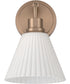 Pleated II 1-Light Lighting Premium Bronze