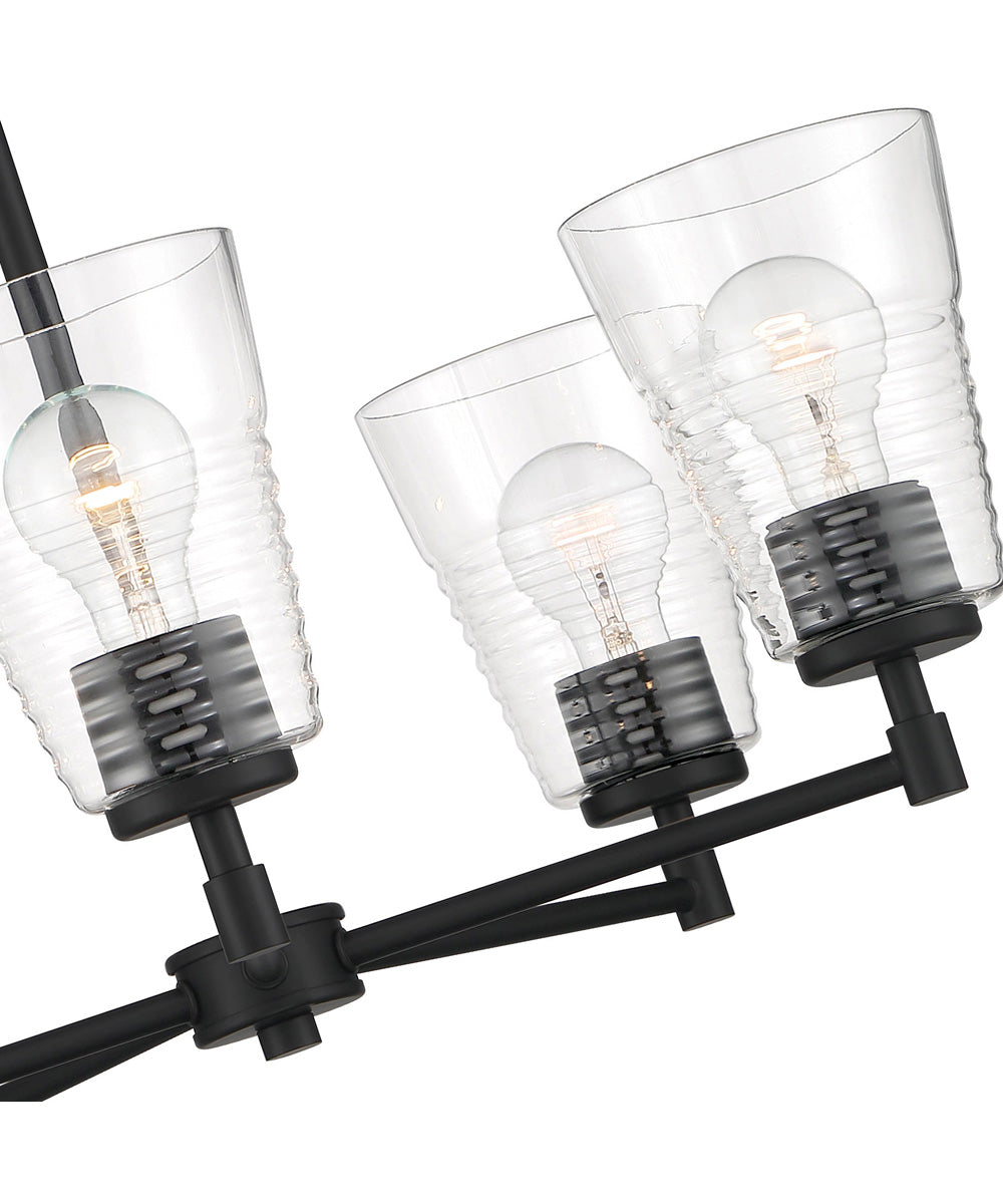Ingo 5 Light Chandelier Matte Black