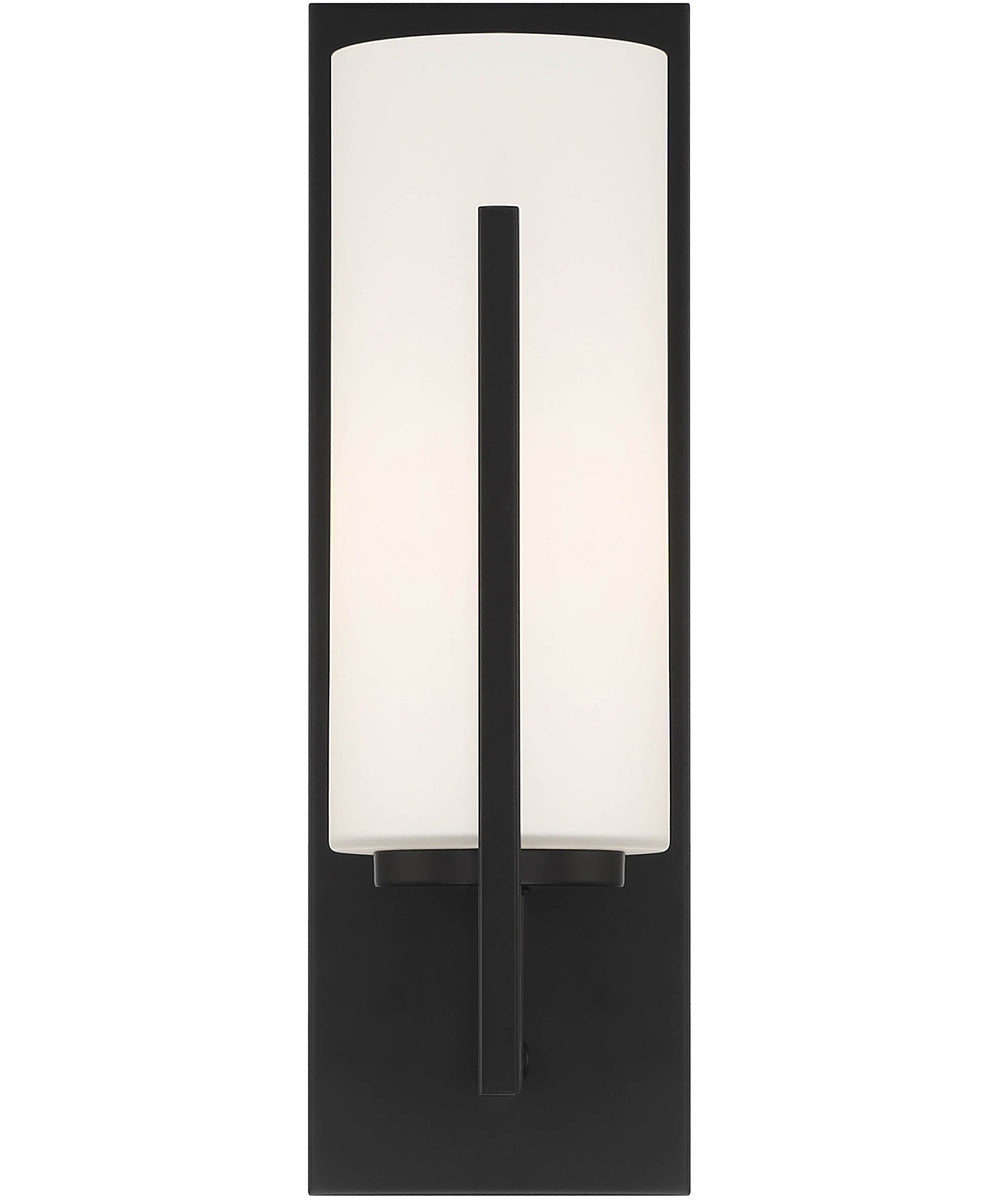 Cambria 1 Light Wall Sconce Matte Black