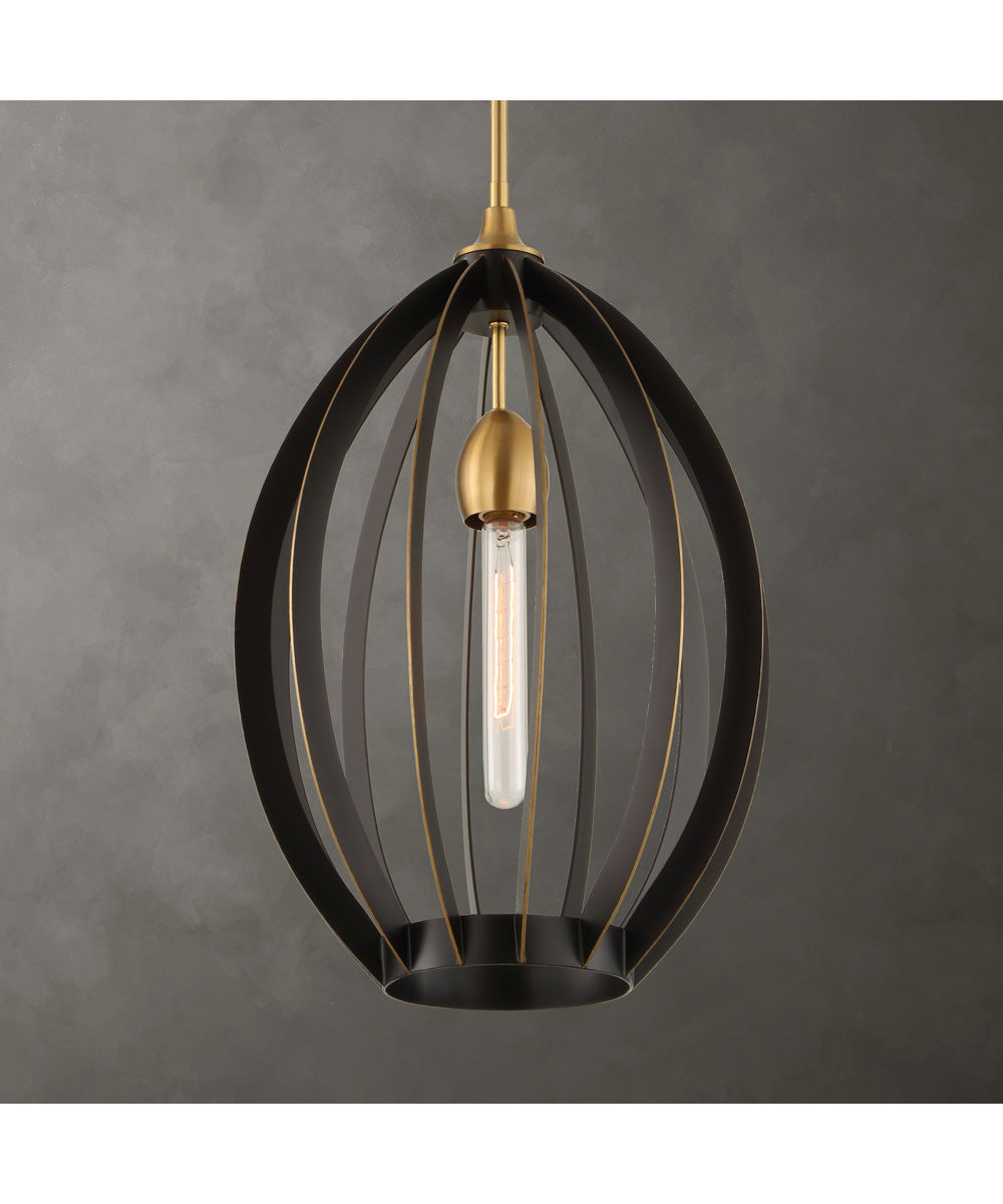 Darby 1 Light Architectural Oval Pendant