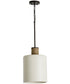 Destin 1-Light Pendant Dark Pewter