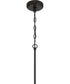 Pleated 1-Light Lighting Flat Black