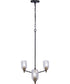 Council 3-Light Lighting Flat Black/Satin Brass