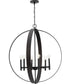Allegheny 6-Light Pendant Matte Black
