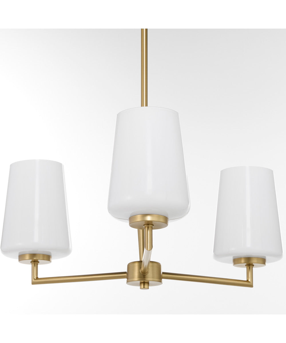 Goodwin Chandelier Aged Brass