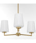 Goodwin Chandelier Aged Brass