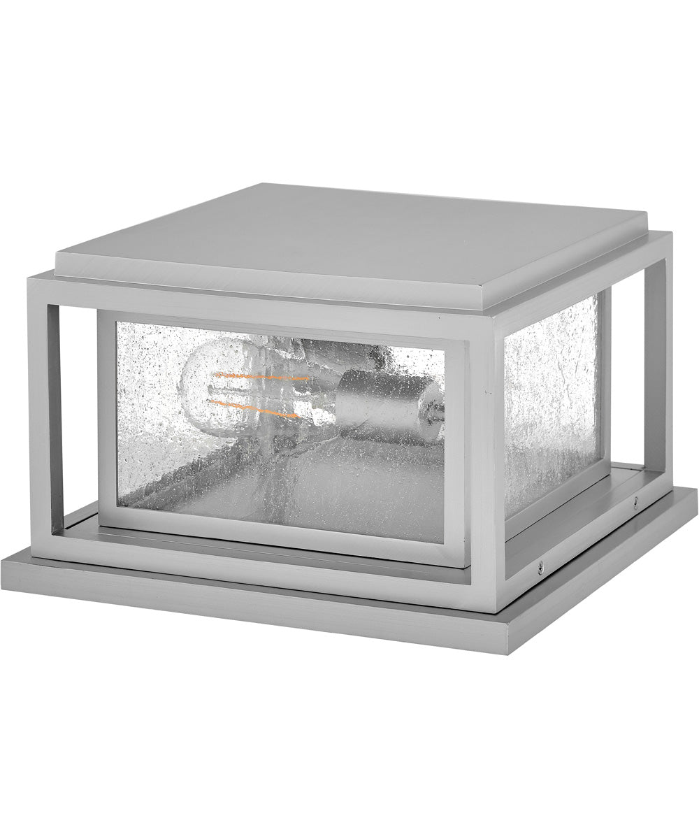 Republic Coastal Elements  2-Light Small Pier Mount Lantern in Satin Nickel