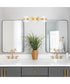Aries 3 Light Vanity Brushed Gold
