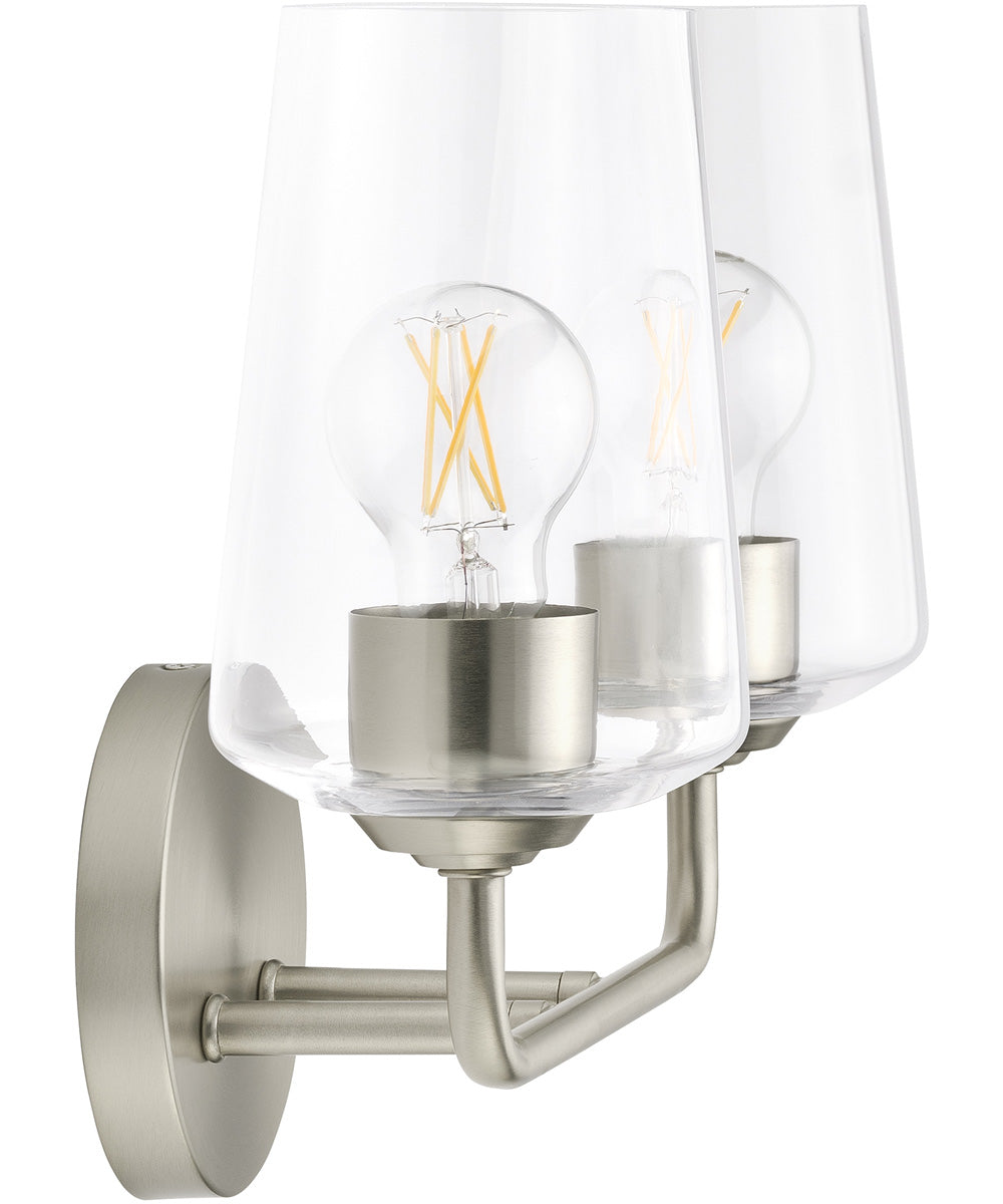 Celino 2-Light Bath & Vanity Brushed Nickel