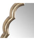 Cerrito Antique Brass Round Mirror