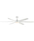 Albatross 72 inch 6-Blade Marine Grade Fan w LED Matte White