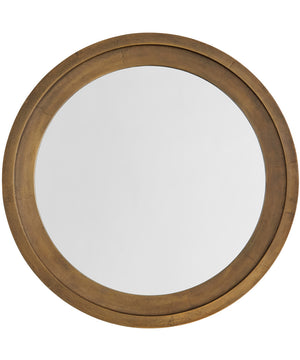 Mirror Decorative Cast Aluminum Mirror Oxidized Brass