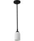 Solara 1-Light Pendant Matte Black