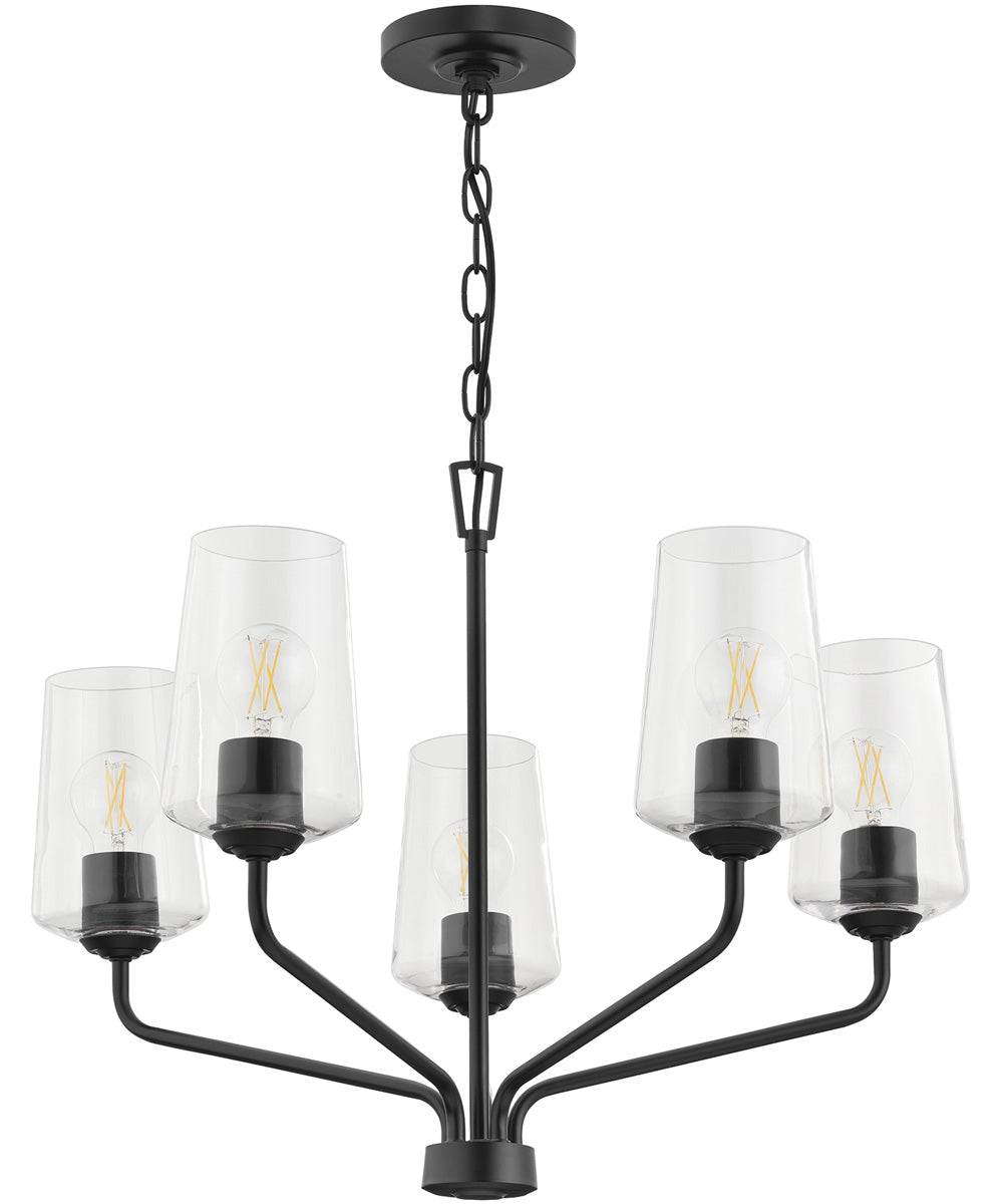 Celino 5-Light Chandelier Black