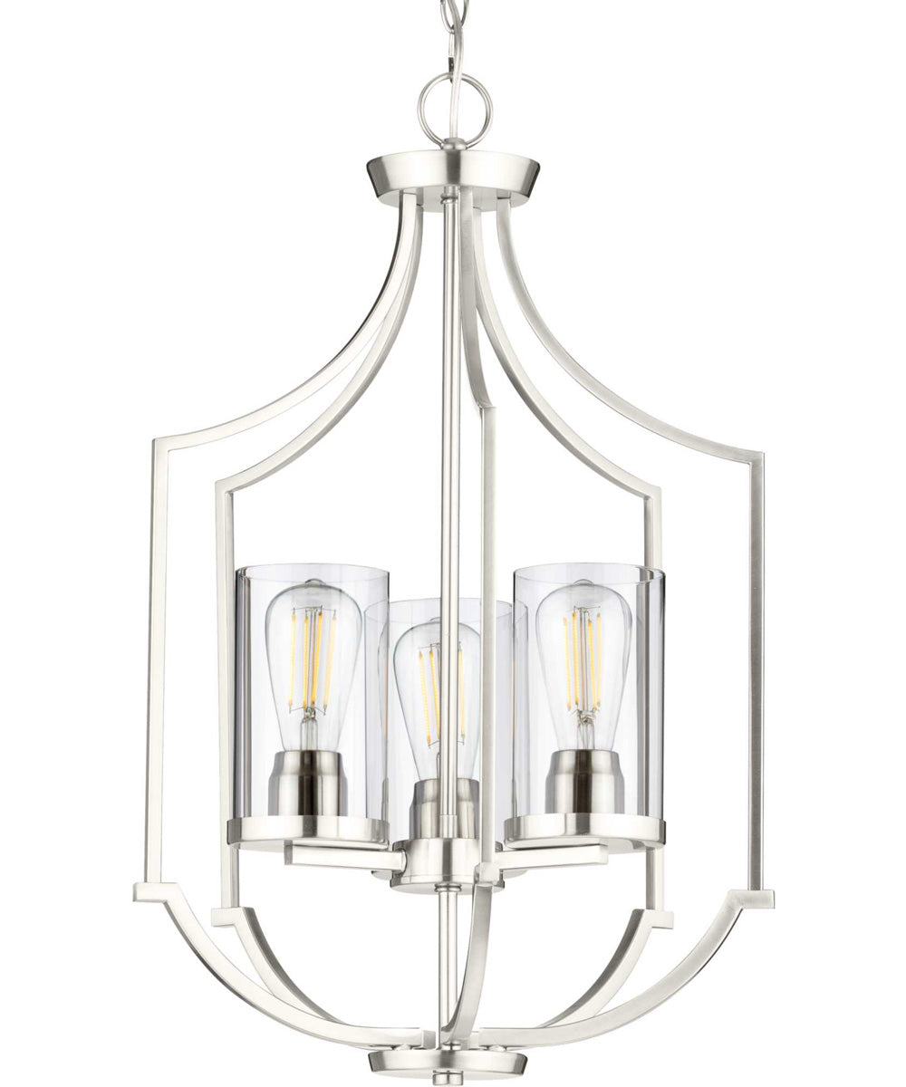 Lassiter 3-Light Foyer Brushed Nickel
