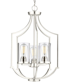 Lassiter 3-Light Foyer Brushed Nickel
